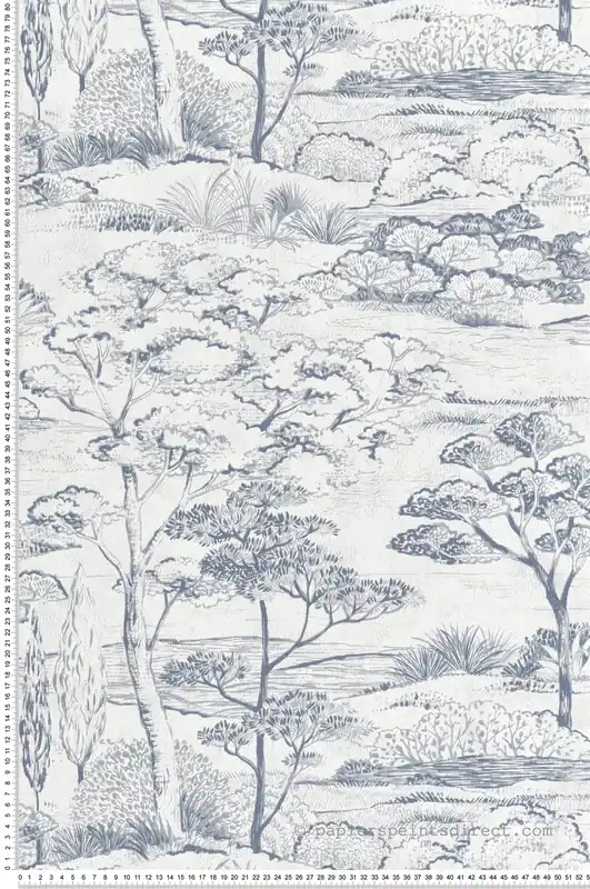 Super Prix Papier peint Paysage Littoral Arbre bleu orage - Sentier des Dunes de Casadéco Réf. SENT200937297