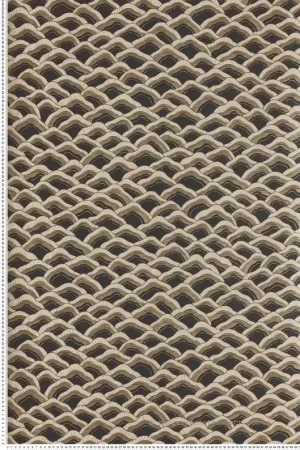 Meilleur Prix Papier peint Colline Munro kaki doré - Rhapsody de Masureel Réf. MAS-RHA302