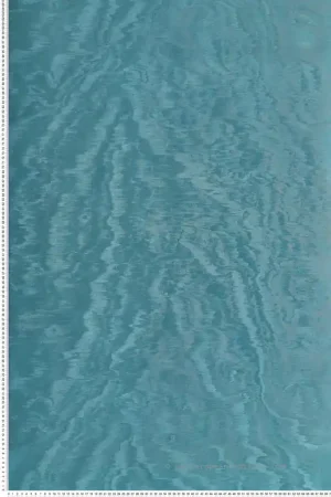 Papier peint Moiré Strie turquoise métallisé - Eclectic de Montecolino Réf. MC-34925 Pas Cher