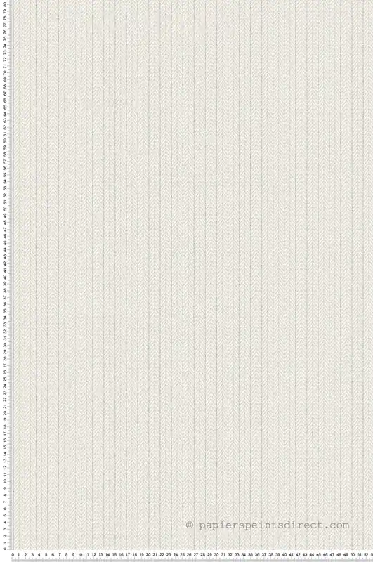 Papier peint Chevron Texturé Owen blanc cassé - Carnaby Street de Casadéco Réf. CARN200536850 Seulement Aujourd'hui