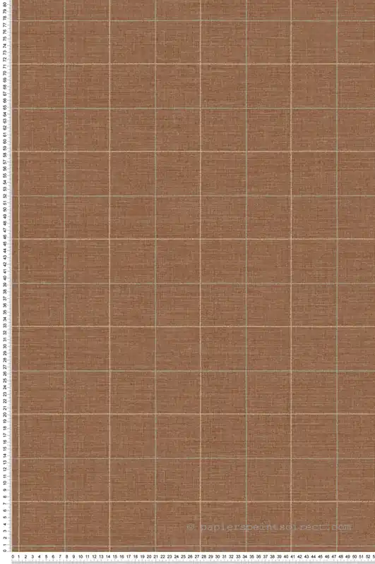 Papier peint Carreaux Scandinave Liam terracotta - Carnaby Street de Casadéco Réf. CARN200516041 Dernier Modèle
