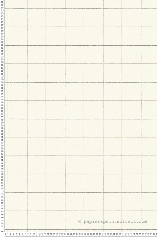 Papier peint Carreaux Scandinave Liam beige - Carnaby Street de Casadéco Réf. CARN200510142 Authentique