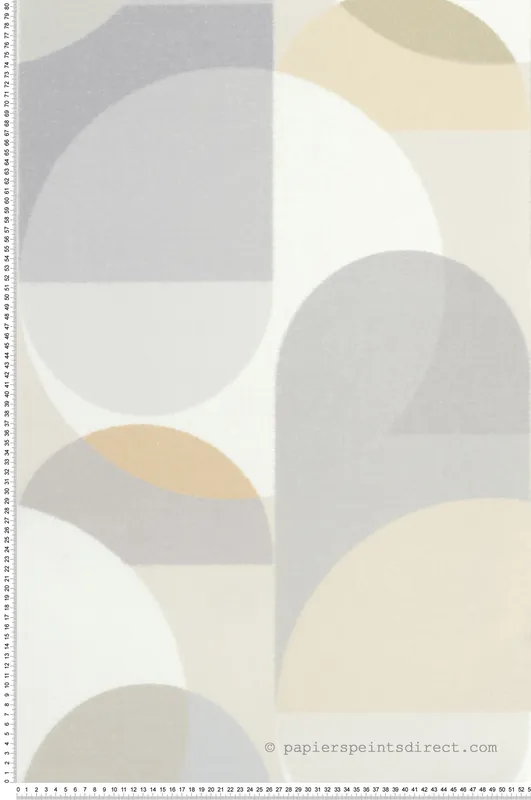 Papier peint Bulle Lumière Abby beige gris - Carnaby Street de Casadéco Réf. CARN200492832 Meilleure Vente