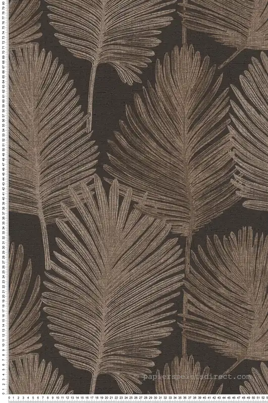 Top Vente Papier peint Palme Nature noir brun doré - Metropolitan Stories 4 Hot Spots d‘A.S. Création Réf. AS-786736