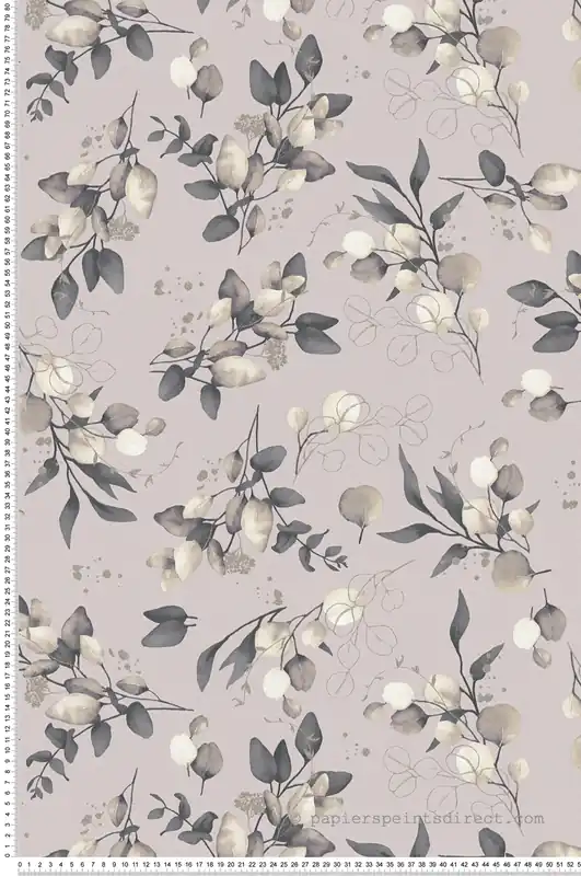 Acheter Direct Papier peint Douce Nature taupe métallisé - Pure Elegance d‘A.S. Création Réf. AS-397684