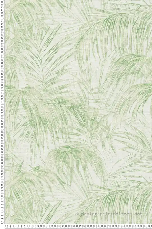 Papier peint Feuilles Jungle Croquis vert blanc cassé - Metropolis Michalsky 6 de Livingwalls Réf. AS-399811 Produit De Marque