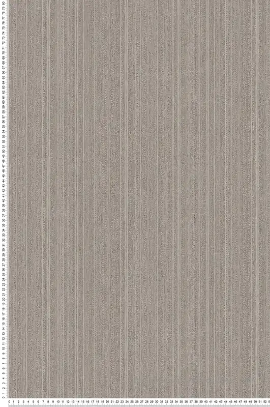 Authentique Papier peint Faux Uni Fil à Fil gris éléphant - Herbier de Montecolino Réf. MC-HE27226