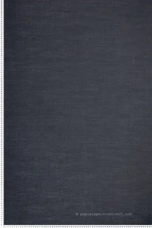 Soldes Papier peint Lin Shinok bleu nuit - Le Lin 3 de Casamance Réf. CAS-F73817018