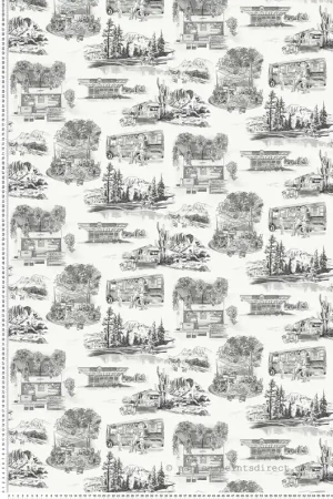 Papier peint Scène de Vie Moderne Vista gris - Toiles de York (Initiales) Réf. INI-RT7861 Meilleur Choix