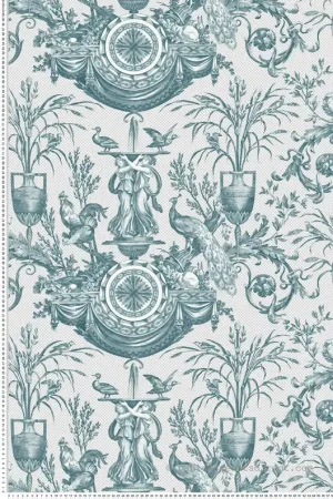 Affaire À Saisir Papier peint Fontaine Classique Avian bleu canard - Toiles de York (Initiales) Réf. INI-RT7811