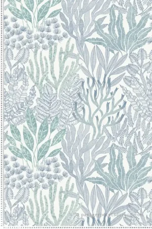 Prix Choc Papier peint Coraux Marin bleu azur - Toiles de York (Initiales) Réf. INI-RT7804