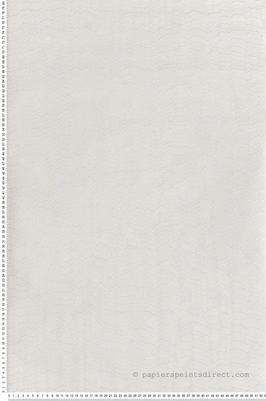 Commande En Gros Papier peint Ligne Ondulée blanc crème nacré - Maya de Montecolino Réf. MC-BZ3402