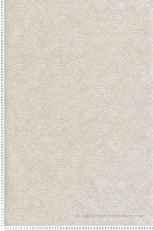 Papier peint Arc Graphique beige lin paillettes - Maya de Montecolino Réf. MC-BZ3315 Livraison Express