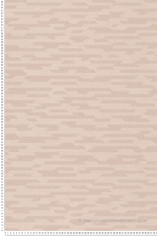 Papier peint Trait Géométrique beige rosé paillettes - Maya de Montecolino Réf. MC-BZ3219 Nouvel Arrivage