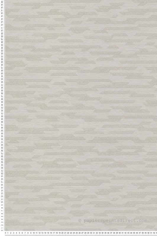 Solde Papier peint Trait Géométrique gris pâle paillettes - Maya de Montecolino Réf. MC-BZ3213