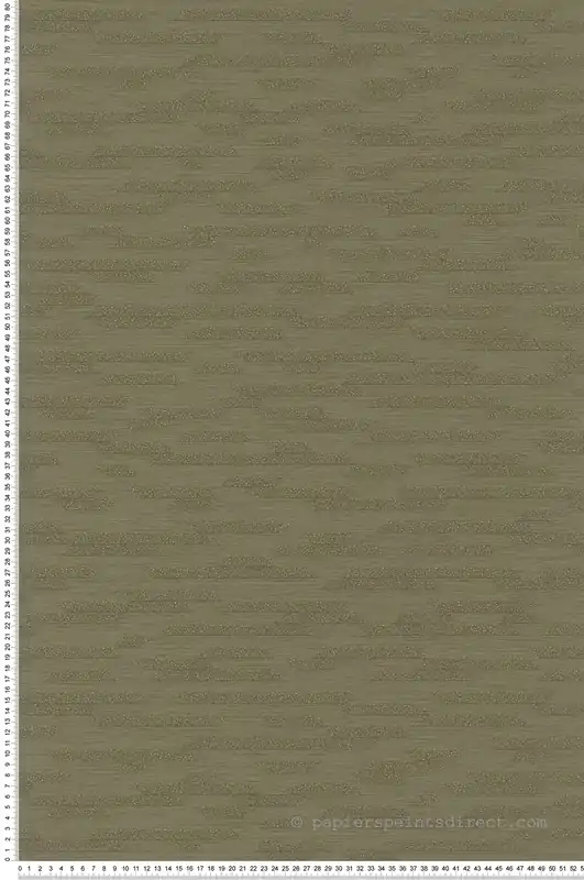 Dernière Chance Papier peint Trait Géométrique vert olive doré - Maya de Montecolino Réf. MC-BZ3206