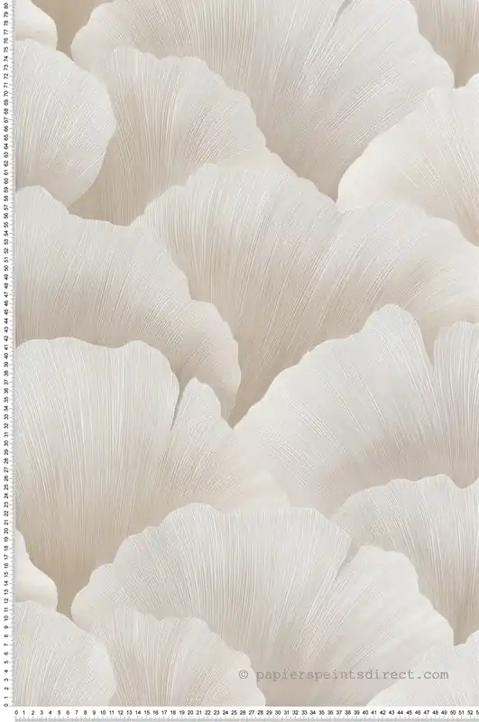 Papier peint Pétale Contemporain beige irisé - Maya de Montecolino Réf. MC-BZ3005 Top Vente