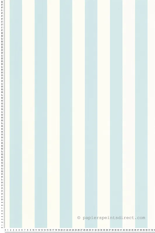 Solde Papier peint Rayures Fines Lines bleu ciel - Azur de Casélio Réf. AZU104036002