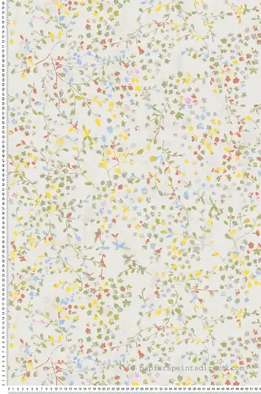 Top Vente Papier peint Fleur Minimaliste Semis multicouleurs cuivré - Aquarell Dreams d‘A.S. Création Réf. AS-397471