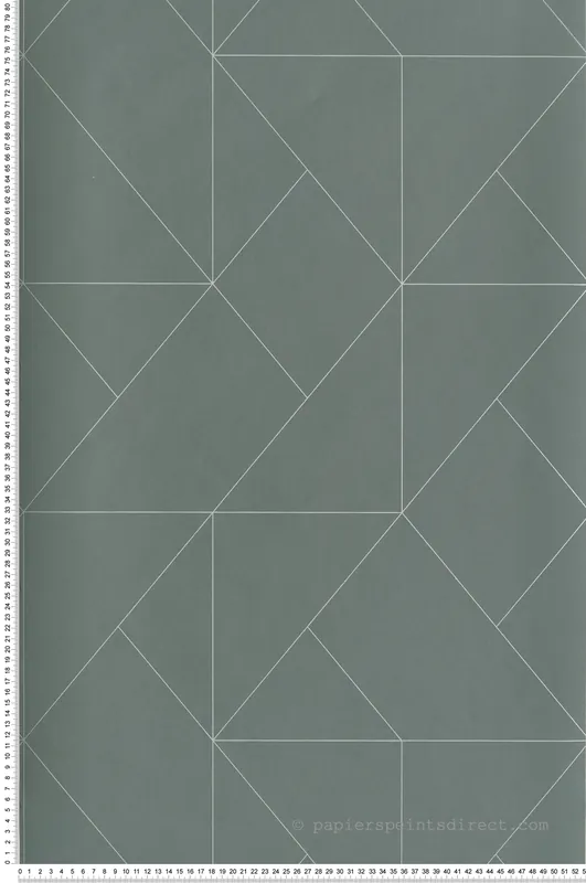 Achetez Aujourd'hui Papier peint Figure Subtilité Métallisé vert kaki argenté - Alchimie de Casadéco Réf. ALMI89957761