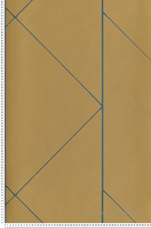 Meilleure Vente Papier peint Géométrie Pure Métallisé caramel - Alchimie de Casadéco Réf. ALMI89902967