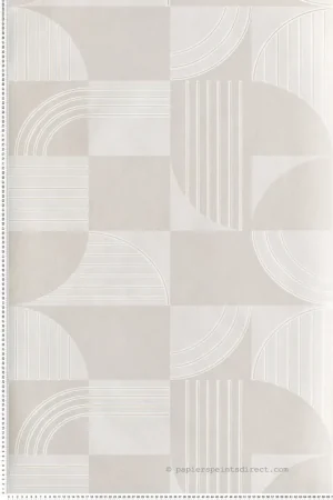 Acheter En Ligne Papier peint Vintage Années 30 sable irisé - Faubourg des Lumières de Casamance Réf. CAS-76271120