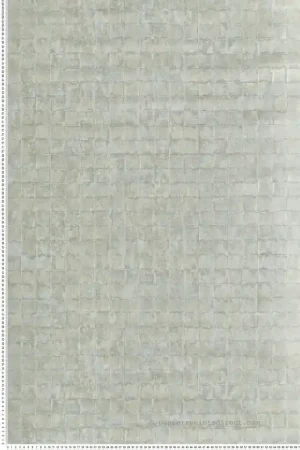 Vente Flash Papier peint Carreaux Faenza céladon doré - Cérame de Casamance Réf. CAS-76080610
