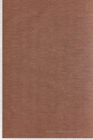 Affaire À Saisir Papier peint Effet Tissu Platinum rouille cuivré - Cérame de Casamance Réf. CAS-B75073160
