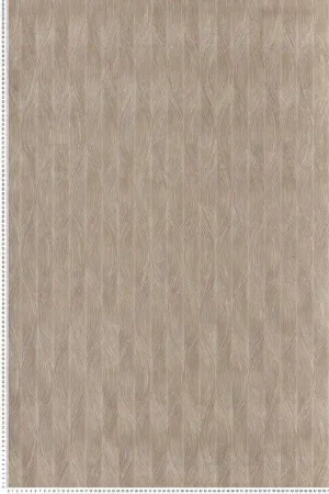 Expédié Aujourd'hui Papier peint Vagues Keramos marron glacé doré - Cérame de Casamance Réf. CAS-76112854