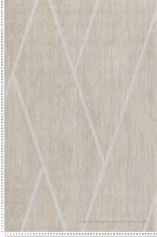 Vente Directe Papier peint Bois Chevron grège - Brut d‘Ugépa Réf. UGP-M75717