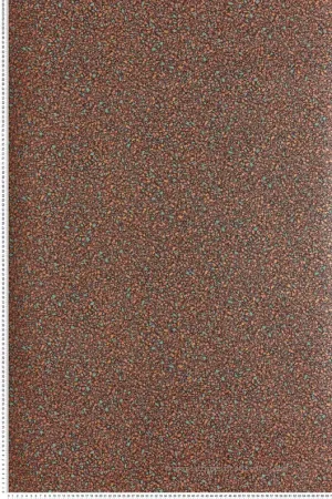 Papier peint Terrazzo Vintage Terraco rouille bleu métallisé - Rock de Masureel Réf. MAS-ROC004 Nouvel Arrivage