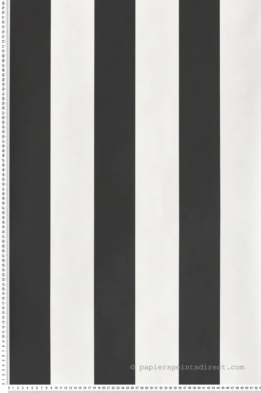 Soldes Papier peint Rayure Wide Lines noir et blanc - Moonlight 2 de Casélio Réf. MLGT104029290
