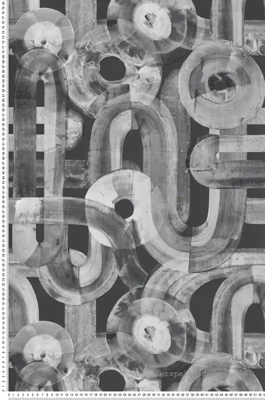 Papier peint Contemporain Abstrait anthracite - Pearl de Montecolino Réf. MC-65324 Bon Plan