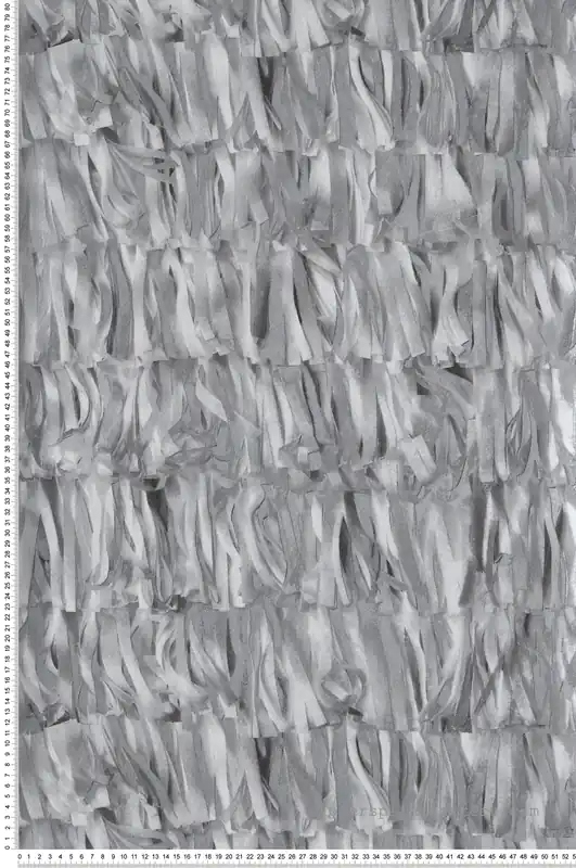 Expédition Rapide Papier peint Assemblage Frange gris anthracite - Pearl de Montecolino Réf. MC-65317