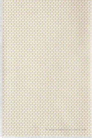 Satisfait Ou Remboursé Papier peint Pétale Graphique doré blanc - Rifle Paper Co. 2 de York (Initiales) Réf. INI-RP7360
