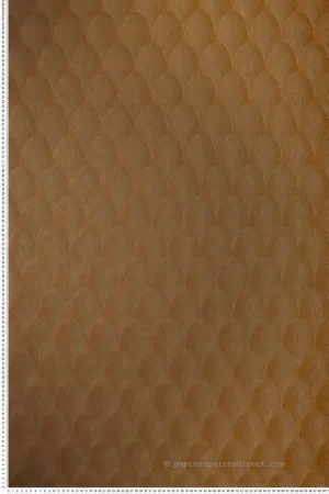 Haute Qualité Papier peint Art Déco Tourmaline ambre - Métal de Casamance Réf. CAS-75781732