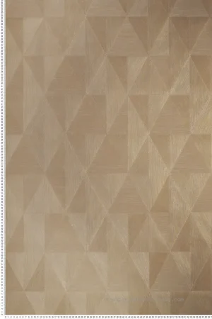 Authentique Papier peint Géométrique Parangon mordoré - Métal de Casamance Réf. CAS-75770610