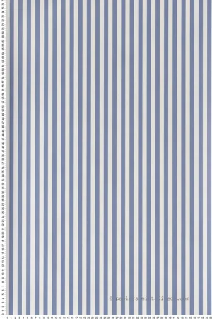 Satisfait Ou Remboursé Papier peint Rayures bleu marine - Les Rayures de Casadéco Réf. RAYS29886625