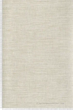 Authentique Papier peint Effet Raffia beige mastic - Happy de Lutèce Réf. LTC-FD26463