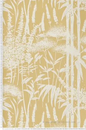 Vente Flash Papier peint Forêt Bambou Poiteau jaune - Signature de Nina Campbell Réf. OSB-NCW4498-02