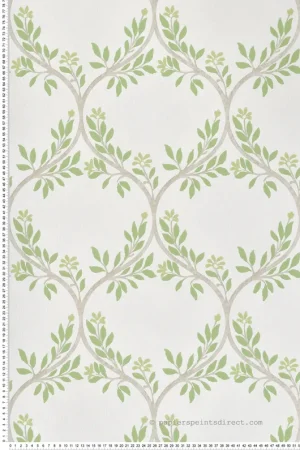 Papier peint Treillis Arber vert - Signature de Nina Campbell Réf. OSB-NCW4495-01 Offre Du Jour