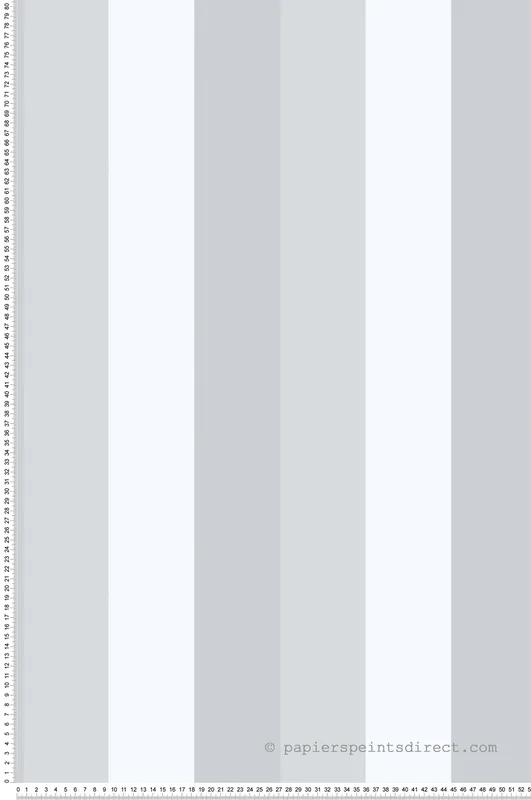 Certifié Papier peint Rayure Verticale multi gris - Jardin Secret de Lutèce Réf. LTC-G78519