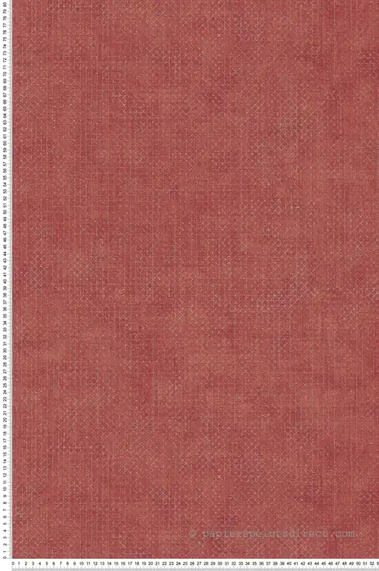 Retour Gratuit Papier peint Petits Croisillons rouge doré - The BOS d‘A.S. Création Réf. AS-388268