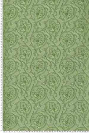 Bon Marché Papier peint Feuille Hoja Garden - National Trust Papers 3 de Little Greene Réf. 0263HOGARDE