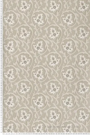 Papier peint Feuille Hoja Portland Stone - National Trust Papers 3 de Little Greene Réf. 0263HOPORTL Prix Cassé