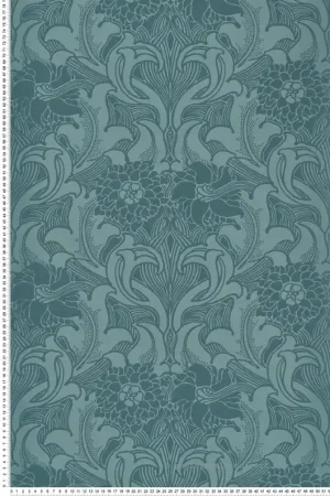 Papier peint Médaillon Dahlia Scroll Tea With Florence - National Trust Papers 3 de Little Greene Réf. 0263DATEAWI Marque