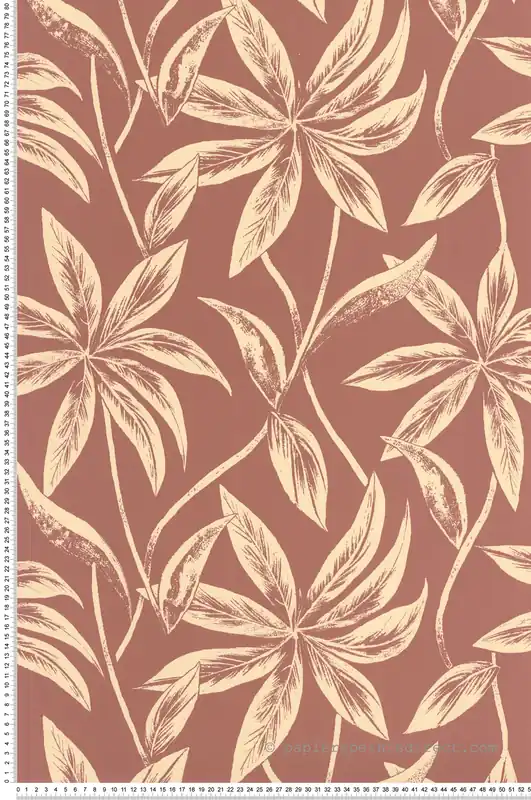 Acheter En Ligne Papier peint Feuille Paradisio beige nude - L‘Epopée de Casélio Réf. EPO103704084