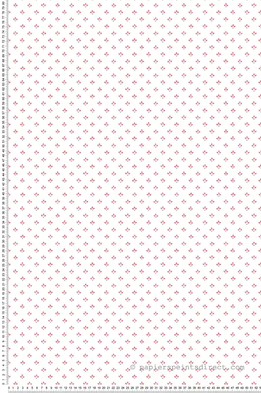 Achat Immédiat Papier peint Trois Pétales rouge écru - Cuisine Fraicheur 6 de Lutèce Réf. LTC-G45460