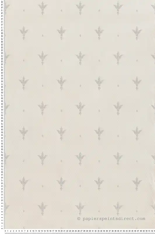 Expédié Aujourd'hui Papier peint Feuillage Baroque Gaufré argenté - Grand Classic de Montecolino Réf. MC-Z66847