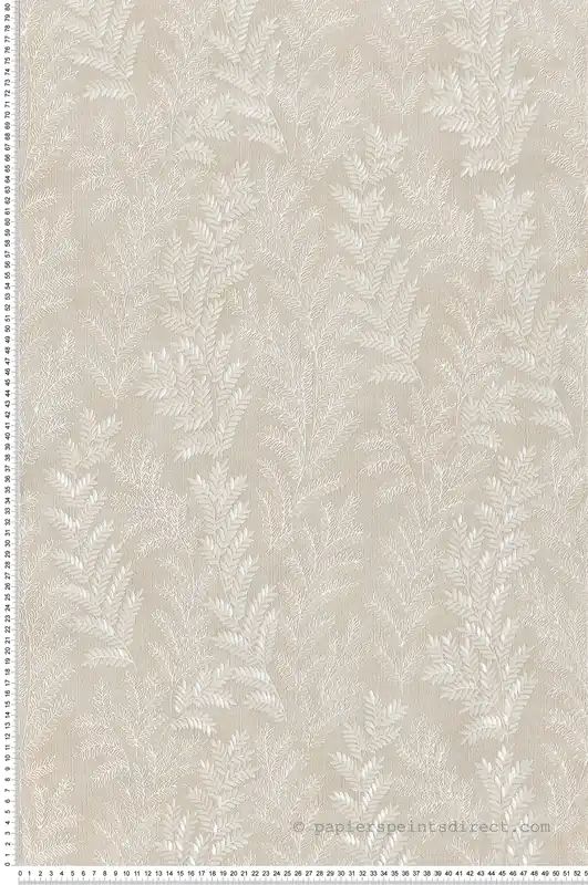 Papier peint Feuillage et Fond Tacheté nacré et pailleté - Grand Classic de Montecolino Réf. MC-Z66813 Jusqu'à Épuisement Des Stocks